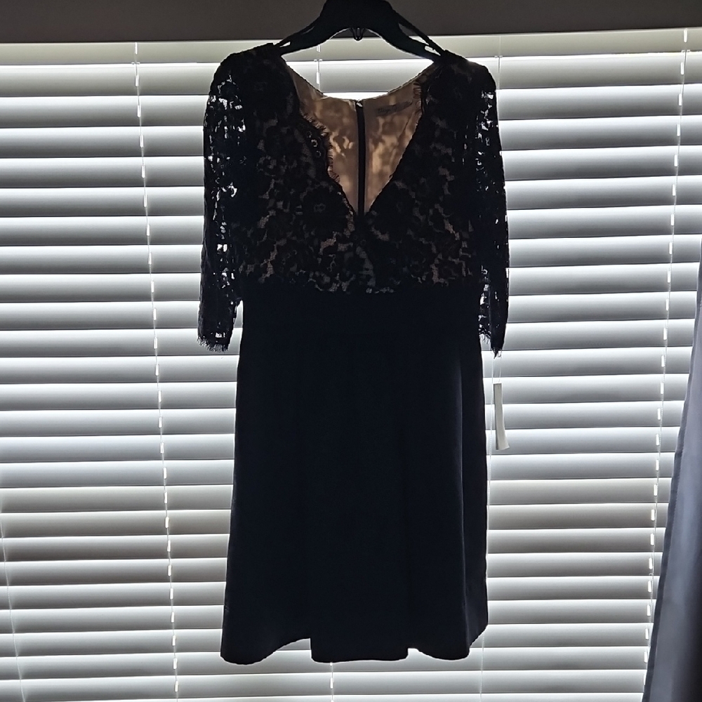 Eliza J Black Lace Dress